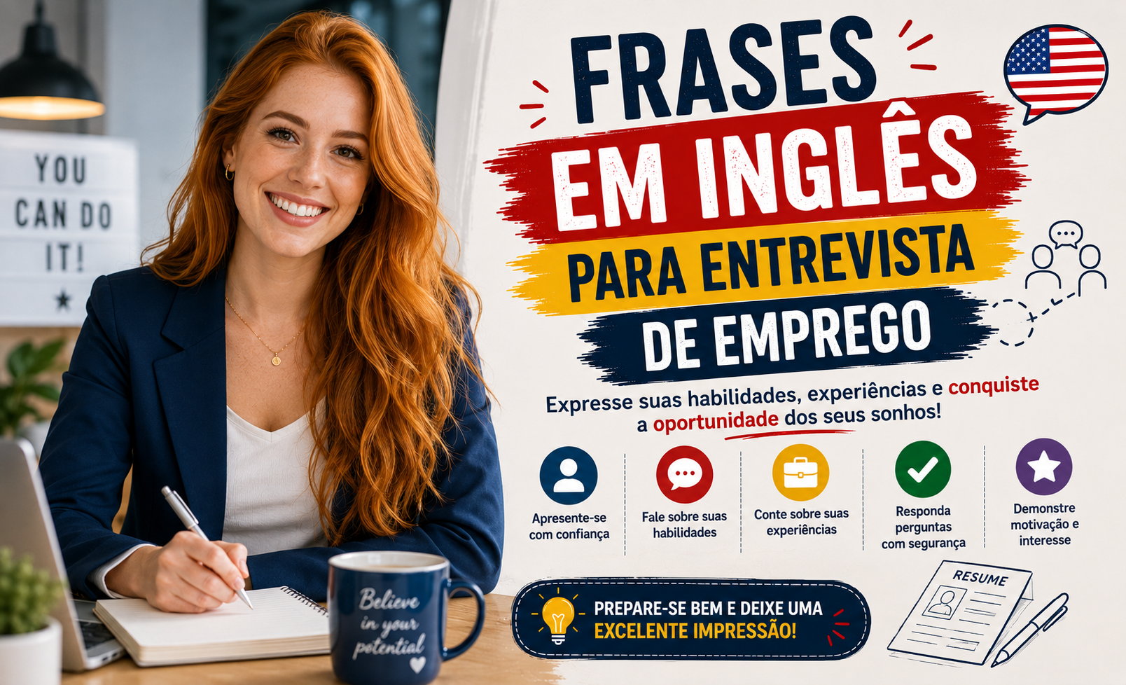 Frases em inglês para entrevista de emprego: o guia completo