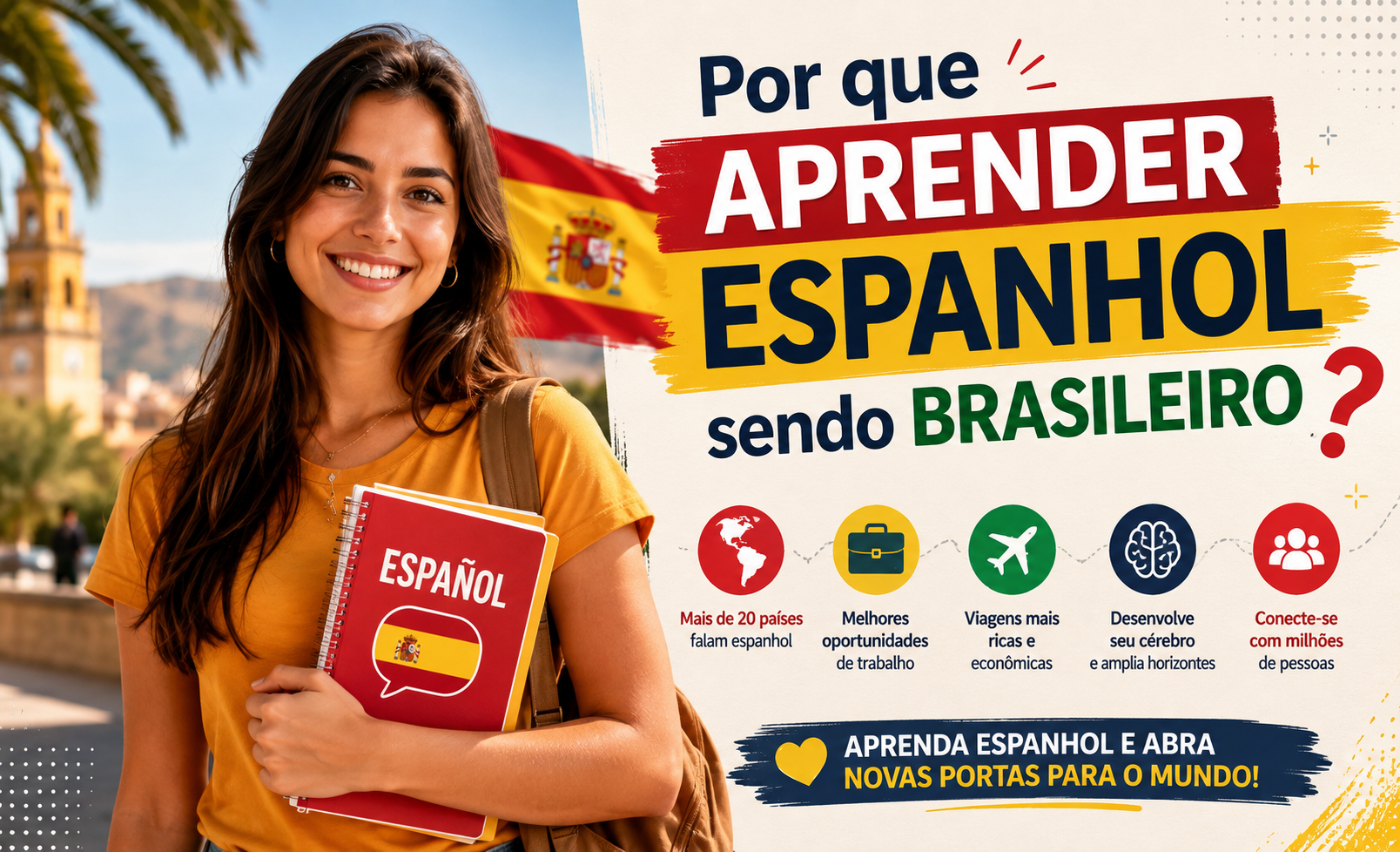 Por que aprender espanhol sendo brasileiro? Vantagens e oportunidades