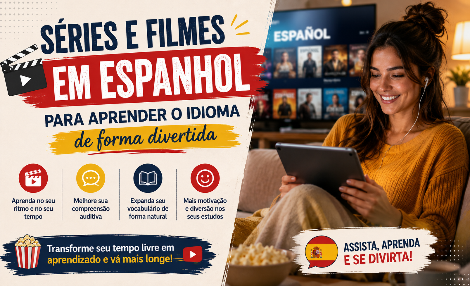 Séries e filmes em espanhol para aprender o idioma de forma divertida